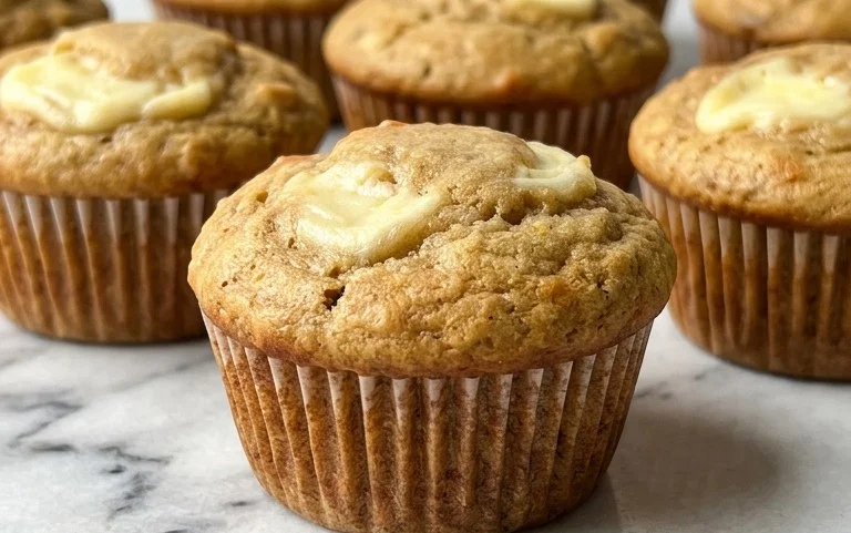 Cream Cheese Banana Muffins – Ultimate Moist & Tangy Treat