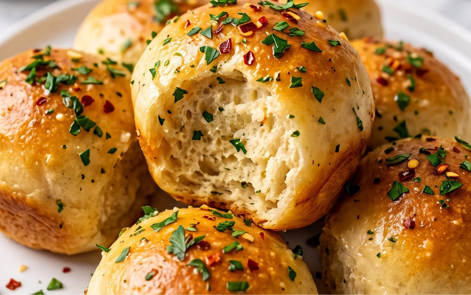 Vegan Garlic Dough Balls