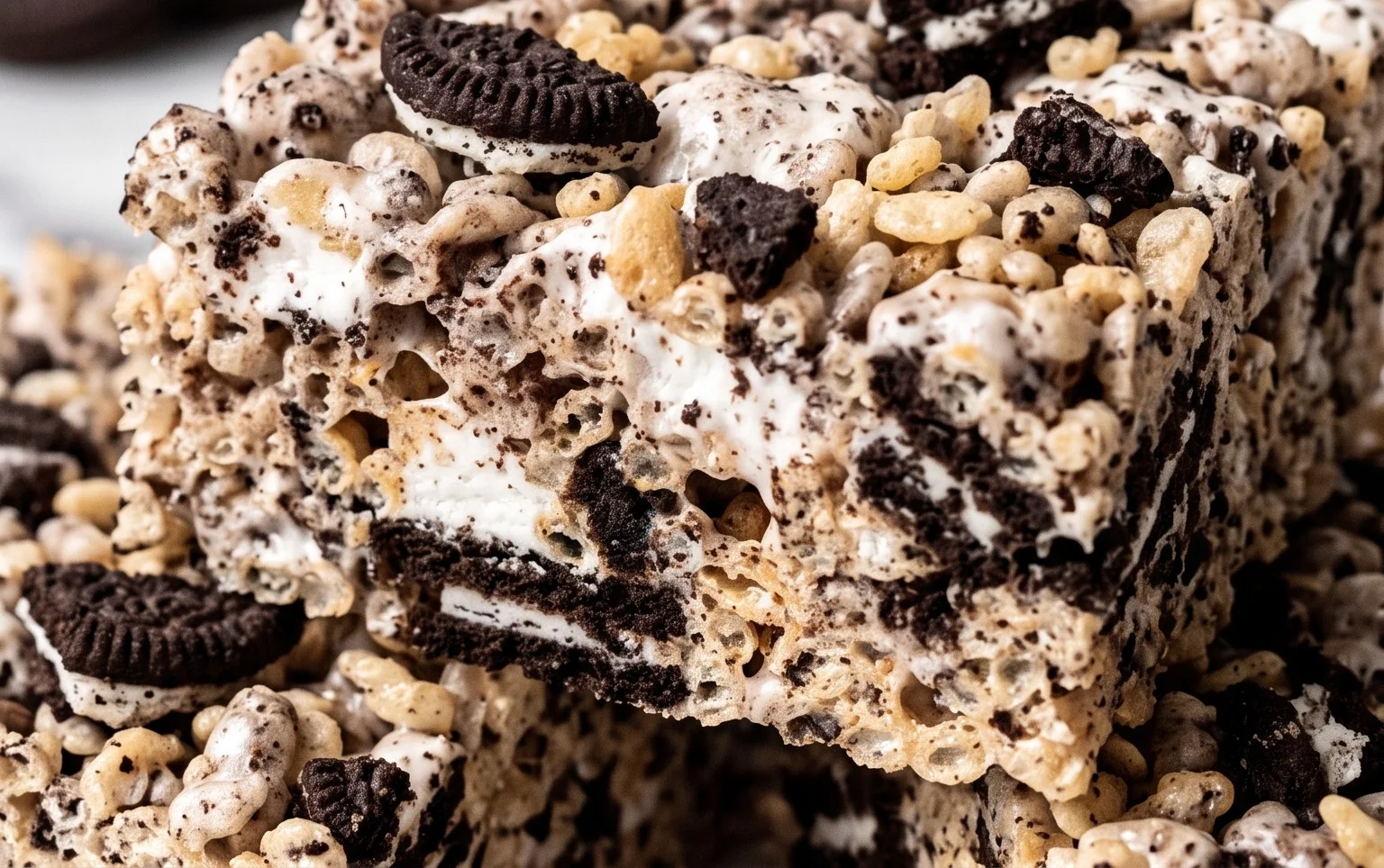 Oreo Rice Krispie Treats