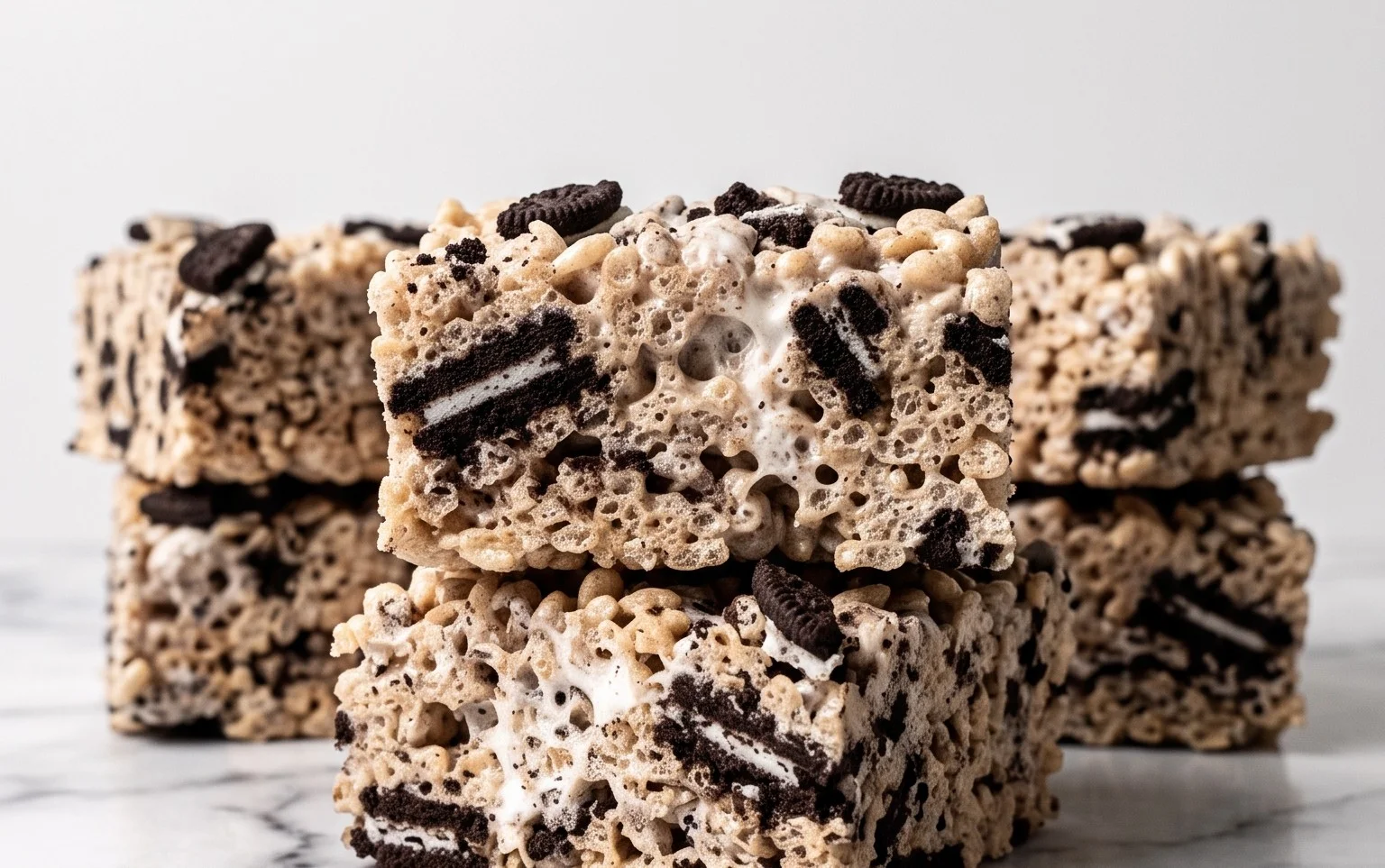Easy Oreo Rice Krispie Treats Recipe