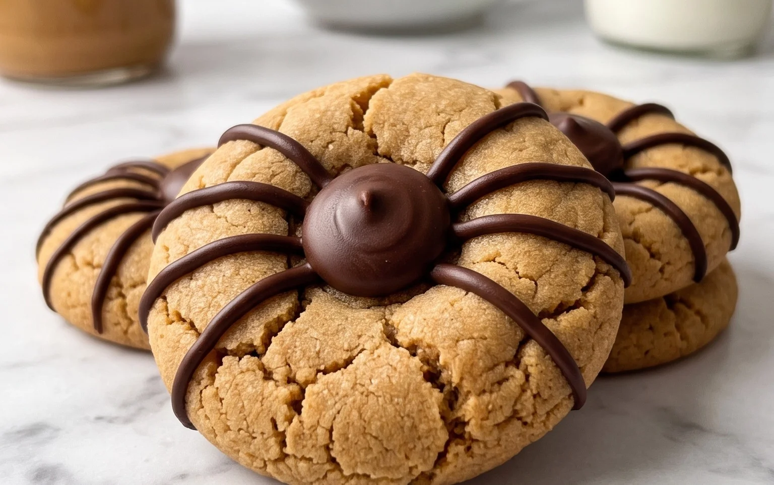 Peanut Butter Spider Cookies Recipe